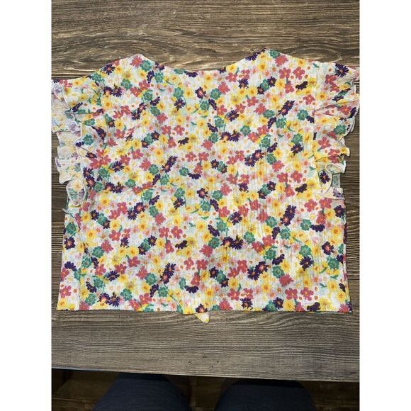 VERO MODA Floral Crop Top. Size XS. Floral Design. NWOT. N - Picture 5 of 7